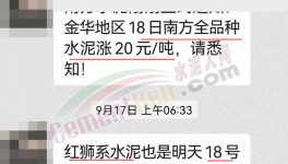 23個省水泥價格下跌！修復(fù)上漲來了！